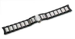 Alpnach - Stainless Steel/Black PVD Bracelet with Clasp