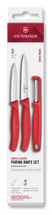 Swiss Classic Paring Knife Set with I-Peeler, 3 Pieces, 4 in