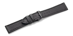 Black leather strap with buckle