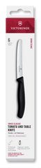 Swiss Classic Tomato and Table Knife Set, 6 Pieces, 4 in