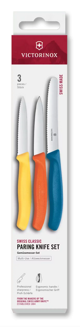 Swiss Classic Paring Knife Set, 3 Pieces, 4 in