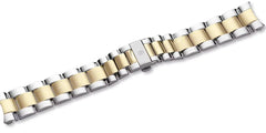 Metal bracelet with clasp