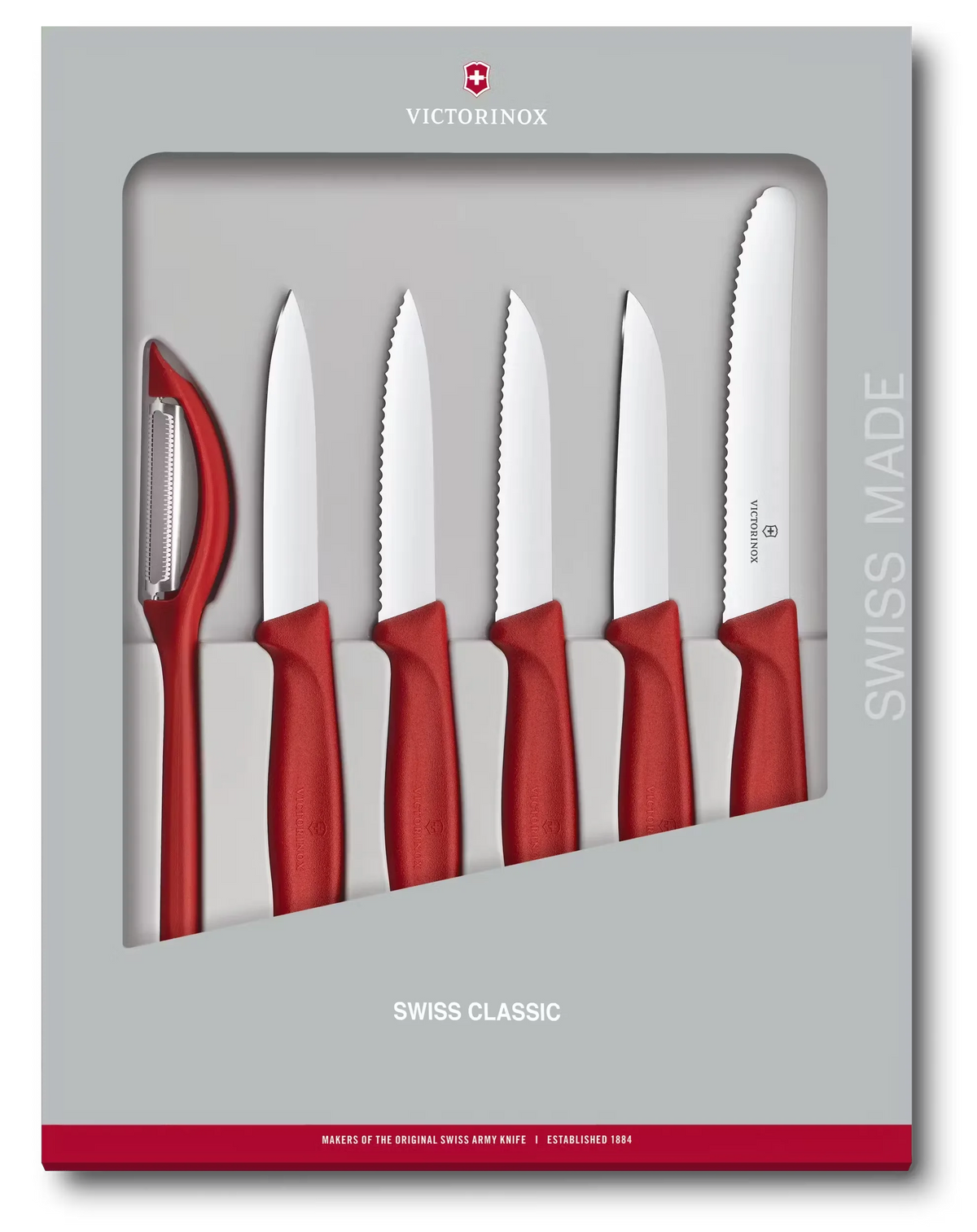 Swiss Classic Paring Knife Set, 6 pieces