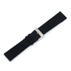 Infantry - Black Leather/Nylon Strap with Buckle