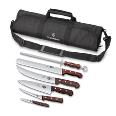 Wood Seven Piece BBQ Set
