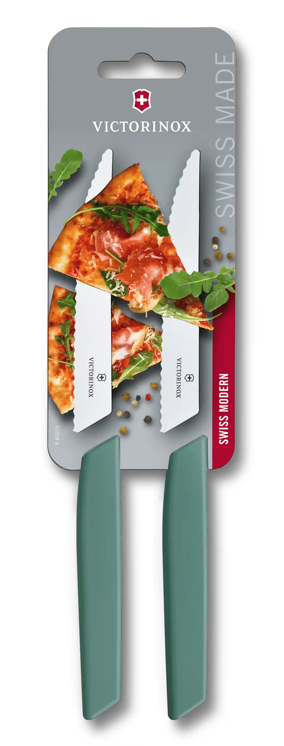 Swiss Modern Steak Knife Set, 2 pieces, 5 in