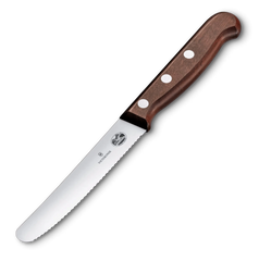 Wood Tomato and Table Knife, 4 in