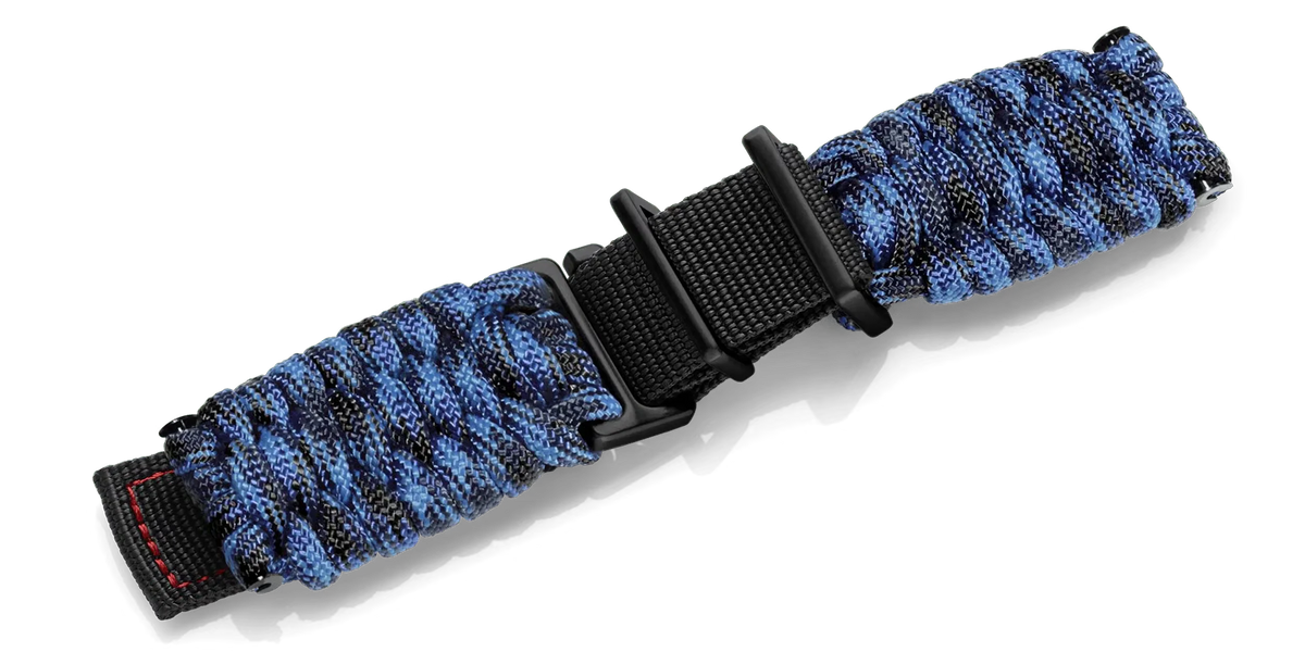 Blue Camo paracord  with buckle