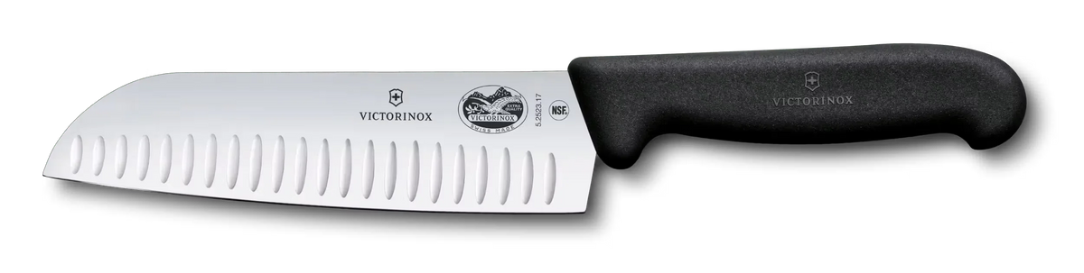 Fibrox® Santoku Knife Granton Blade, 7 in