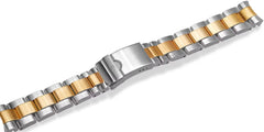 Metal bracelet with clasp