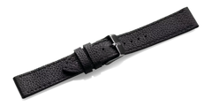 Black leather strap with buckle