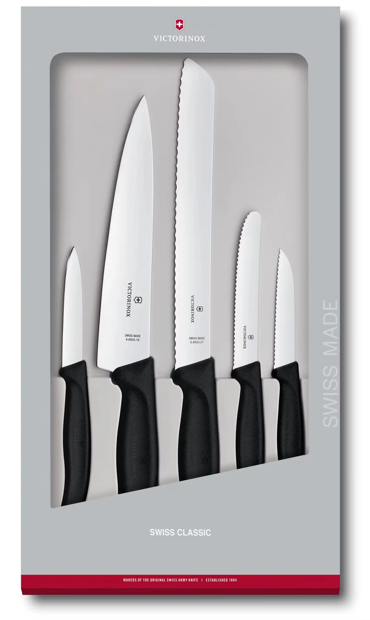 Swiss Classic Kitchen Set, 5 Pieces, 8 in