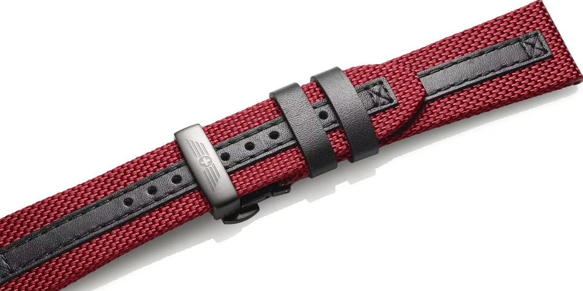 Fabric strap with buckle
