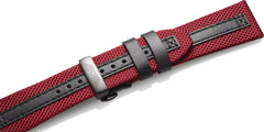 Fabric strap with buckle